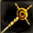 Usable by Priests, Mages. Staff that has a sharp edged cross shape on top.
[Enhancement:Magic Crystal]