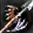 Warrior&#039;s exclusive weapon. Spear that was forged with the magical blood of a dragon. Wounds caused by this spear turn black, like a raven&#039;s feather.
[Enchantment:Angelic Core]